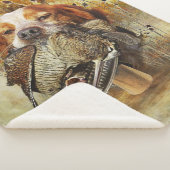 ウッドコック狩りウィズブリタニースパニエル犬 シェルパブランケット (3/4)