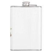 ウッドコック狩りウィズブリタニースパニエル犬 フラスク (裏面)