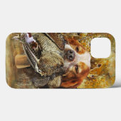 ウッドコック狩りウィズブリタニースパニエル犬 Case-Mate iPhoneケース (裏面 (横))