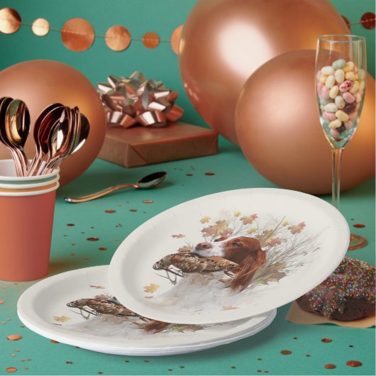 ウッドコック狩りシーズン ペーパープレート (複数)