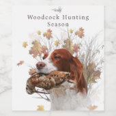 ウッドコック狩りシーズン ワインラベル (シングルラベル)