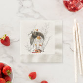 ウッドコック狩りシーズン 縁ありカクテルナプキン (インサイチュ)