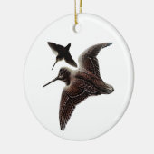 ウッドコック狩り セラミックオーナメント (左)