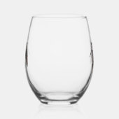 ウッドコック ステムなしワイングラス (左)