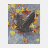 ウッドコック フリースブランケット (正面)