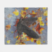 ウッドコック フリースブランケット (正面(横))