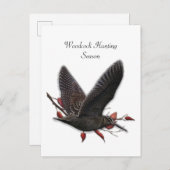 ウッドコック ポストカード (正面/裏面)