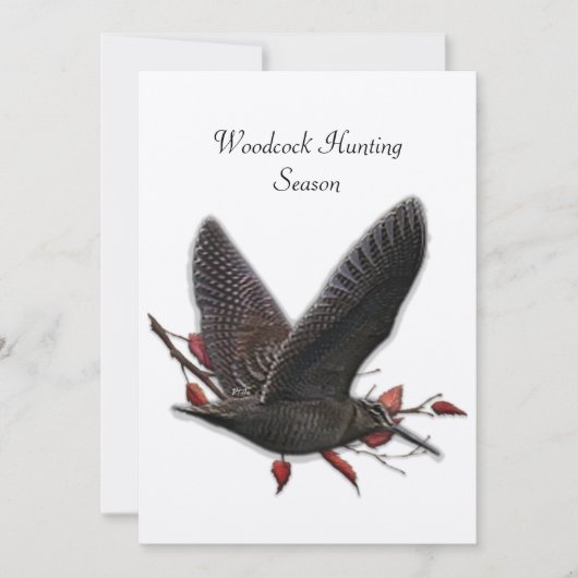 ウッドコック 招待状 (正面)