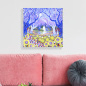 ウッドコテージ2013 キャンバスプリント (インサイチュ (リビング))