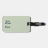 ウッドコロラド州旗の荷物タグ ラゲッジタグ (裏面横)