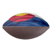 ウッドコロラド州旗フルトッププリントサッカー アメリカンフットボール (回転90)