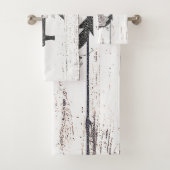 ウッドコースト素朴ビーチいかりヴィンテージフローラ バスタオルセット (インサイチュ)