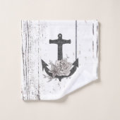 ウッドコースト素朴ビーチいかりヴィンテージフローラ バスタオルセット (ウォッシュタオル)