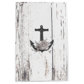 ウッドコースト素朴ビーチいかりヴィンテージフローラ ミディアムペーパーバッグ (正面)