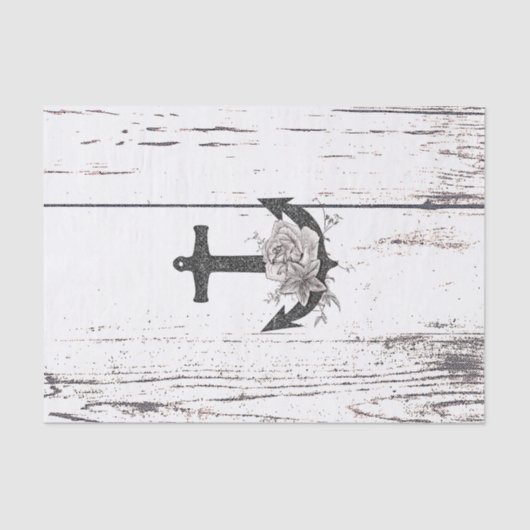 ウッドコースト素朴ビーチいかりヴィンテージフローラ 薄葉紙 (正面)