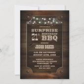 ウッドサプライズ21th Birthday BBQ 招待状 (正面)