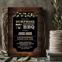 ウッドサプライズ70誕生日BBQ