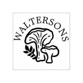 ウッドシパーソナライズされたーの森のキノコのワックスシールスタム ラバースタンプ (インプリント)