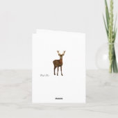 ウッドシーエルクバレンタインカード シーズンカード (裏面)