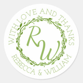 ウッドシーエレガンス | の結婚つる植物に感謝 ラウンドシール
