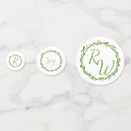 ウッドシーエレガンス |の結婚つる植物フェスティバル コンフェッティ (正面)