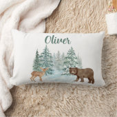 ウッドシーディアー&ベア子供部屋子供ベッドルームランバー ランバークッション (ブランケット)