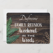 ウッドシーファミリー懇親会招待状 招待状 (正面)