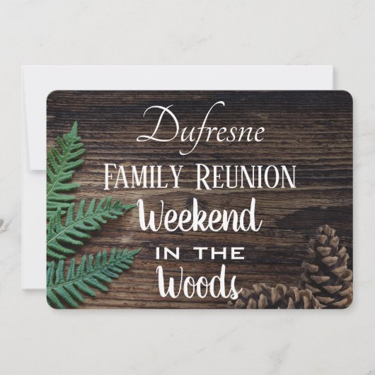 ウッドシーファミリー懇親会招待状 招待状 (正面)