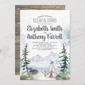 ウッドシーマウンテンズアドベンチャーボホリハーサルディナー 招待状 (正面/裏面)