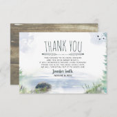 ウッドシーマウンテンズレイクアドベンチャースモールサンキュー サンキューカード (正面/裏面)