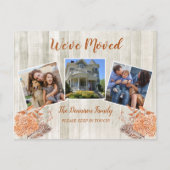 ウッドシ素朴ーのテラコッタ引っ越しました動画 案内ポストカード (正面)