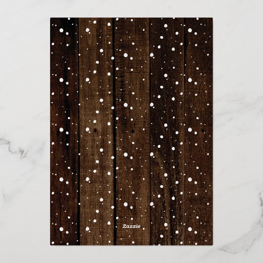 ウッドシ素朴ーの木の数恵み4 Photo 箔シーズンカード (裏面)