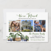 ウッドシ素朴ーの観葉植物の引っ越しました動画 案内状 (正面)