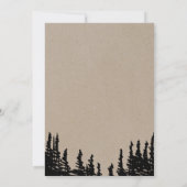 ウッドシ素朴ー山の誓いの更新 招待状 (裏面)