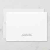 ウッドシ素朴ー鹿カップルのシャワー招待状 招待状 (裏面)