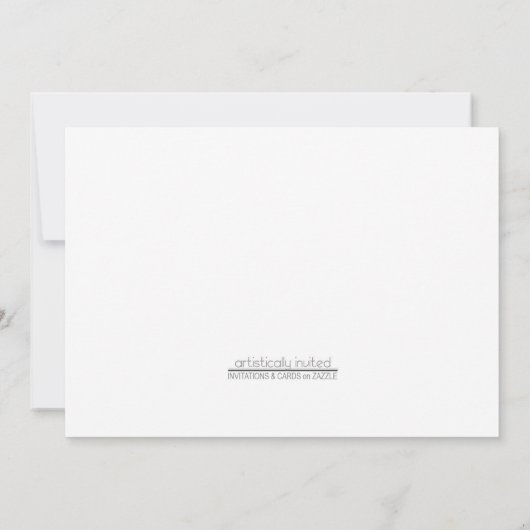 ウッドシ素朴ー鹿カップルのシャワー招待状 招待状 (裏面)