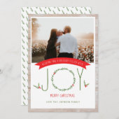 ウッドジーリースベリージョイクリスマスカード シーズンカード (正面/裏面)
