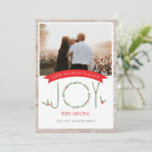 ウッドジーリースベリージョイクリスマスカード シーズンカード (スタンド正面)