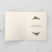 ウッドジー自然葉エバーグリーン父の日 カード (内部)