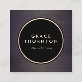 ウッドスタイリッシュモダンプロフェッショナル設計者 スクエア名刺