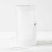 ウッドスタイルメリークリスマス フロストグラスビールジョッキ (中央)