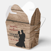 ウッドスタイル結婚式の引き出物ボックス フェイバーボックス (オープン)