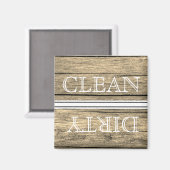 ウッドスタイル食洗機マグネットクリーン&ダーティ マグネット (正面/裏面)