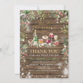 ウッドスタッフクリスマスパーティー教会招待状 招待状 (正面)