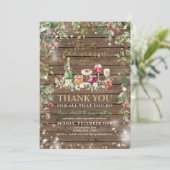 ウッドスタッフクリスマスパーティー教会招待状 招待状 (スタンド正面)