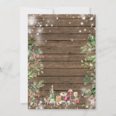 ウッドスタッフクリスマスパーティー教会招待状 招待状 (裏面)