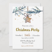 ウッドスターオーナメントクリスマスパーティー 招待状 (正面)