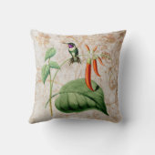 ウッドスターハミングバードヴィンテージグランジ装飾用クッション クッション (裏面)