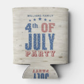 ウッドスター素朴&ストライプ | 7月4日 缶クーラー (裏面)