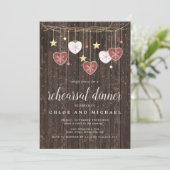 ウッドスター素朴&ハートリハーサルディナー 招待状 (スタンド正面)